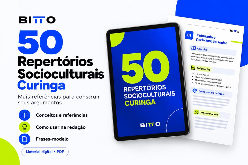 50 Repertórios Socioculturais Curinga para redação